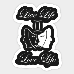 Gemini - Live Life Love Life Sticker